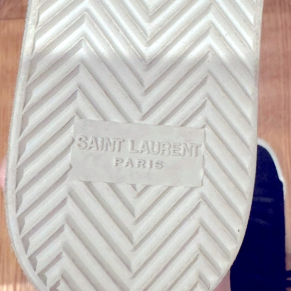 Saint Laurent Malibu Sneakers in Canvas and Leather - Picture 7 of 11